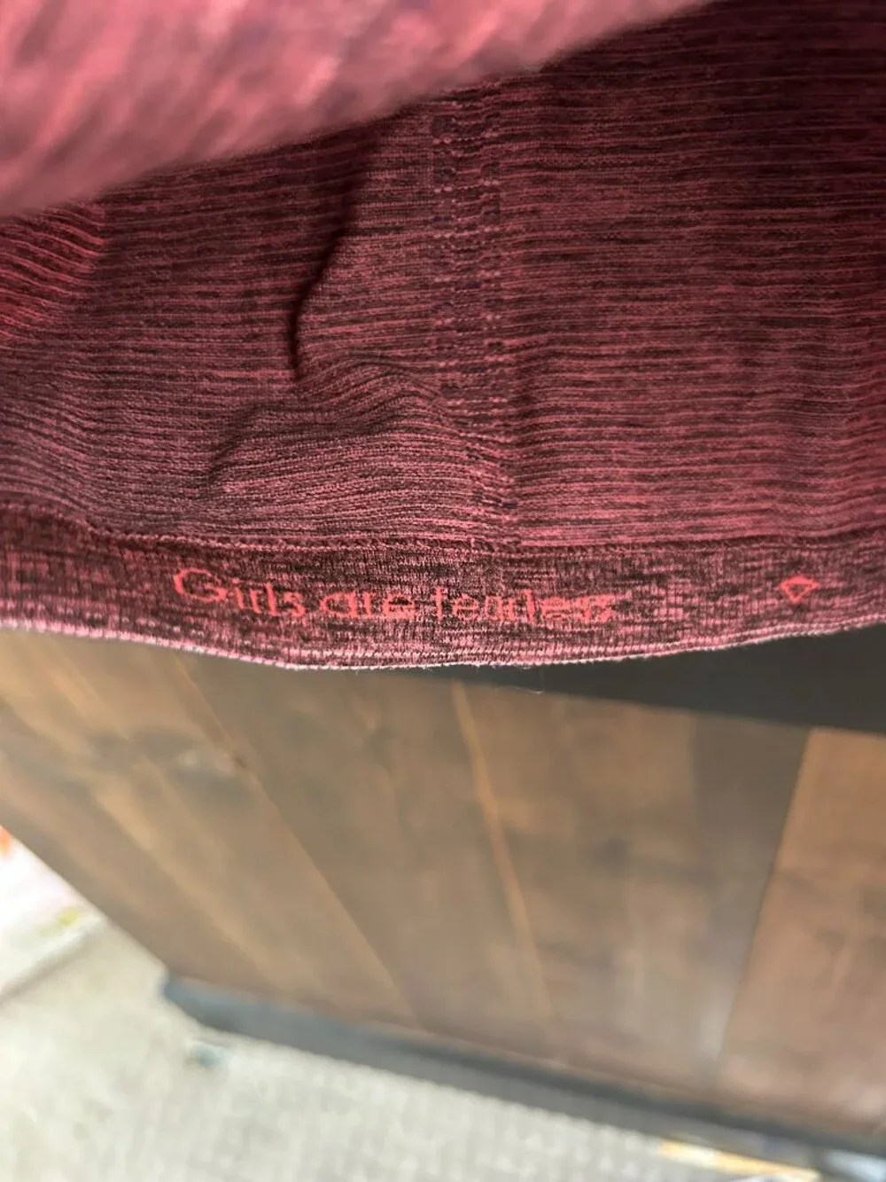 Ivivva by Lululemon Heathered Pink and Black Fly Tech Long Sleeve Youth Size 14